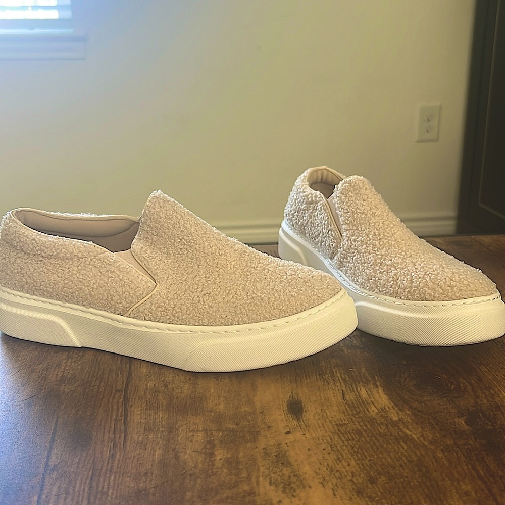 VICI fuzzy sneakers